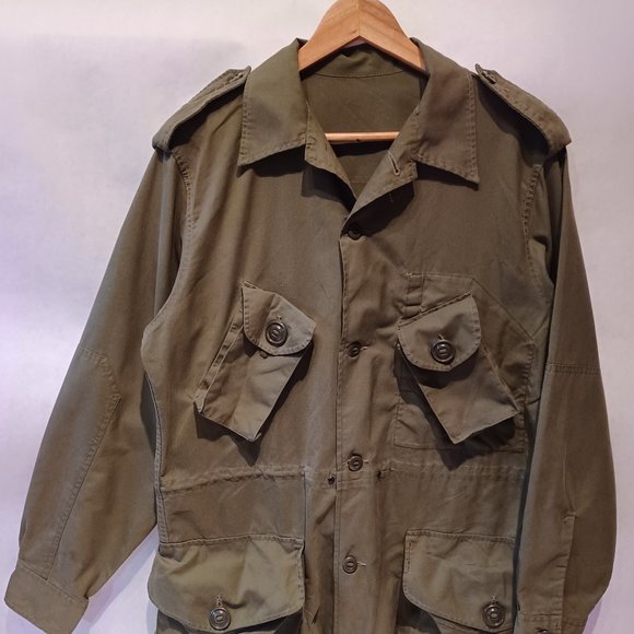 Manteau léger cargo militaire / Military coat kaki green - Picture 1 of 9